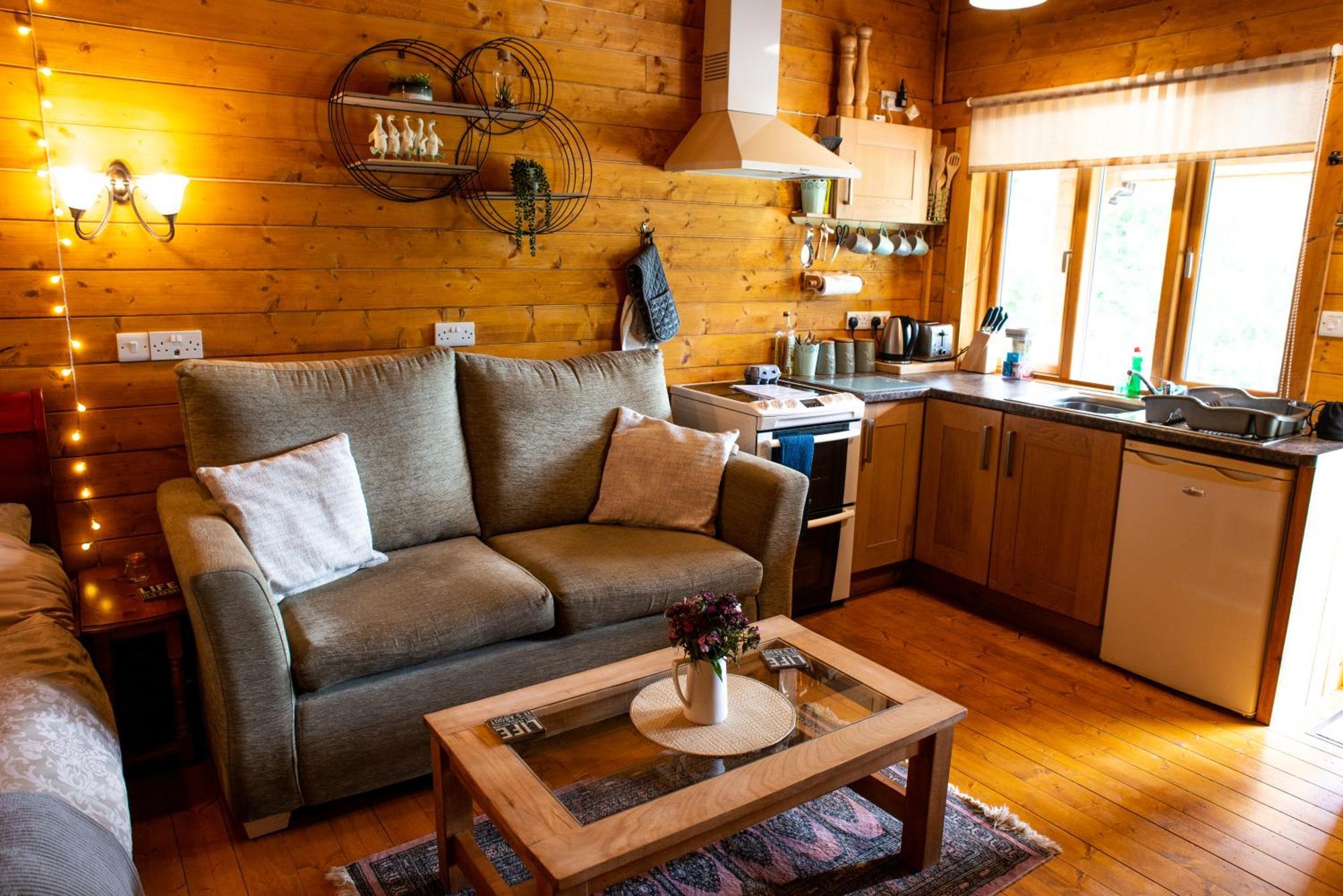 Cherry Cabin - Little Log Cabin In Wales Bettws Cedewain Dış mekan fotoğraf
